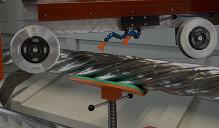 Thermal spray coating equipment for industrial components
